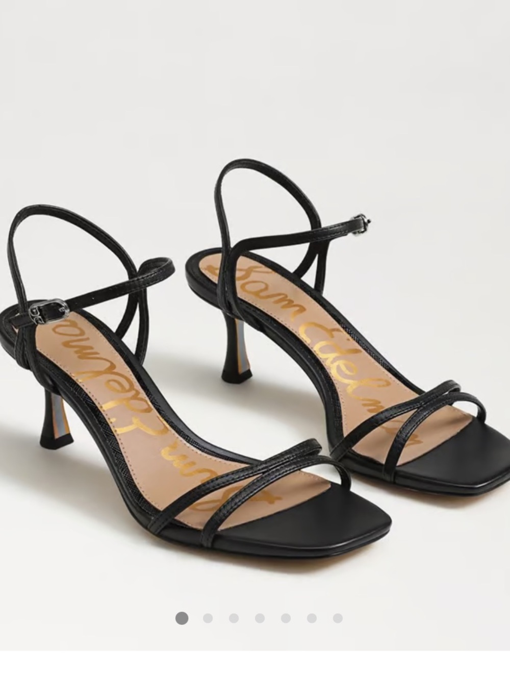 Sam Edelman Presley Strappy Kitten Heel Sandal W 8.5